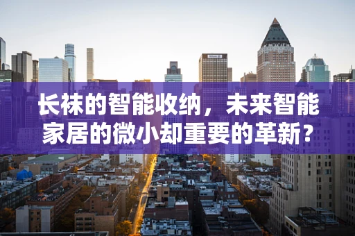 长袜的智能收纳，未来智能家居的微小却重要的革新？