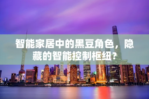 智能家居中的黑豆角色，隐藏的智能控制枢纽？