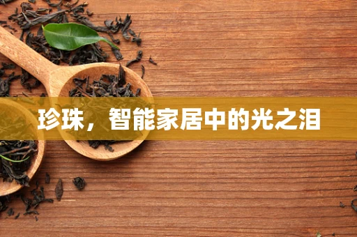 珍珠，智能家居中的光之泪