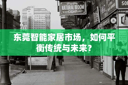 东莞智能家居市场，如何平衡传统与未来？