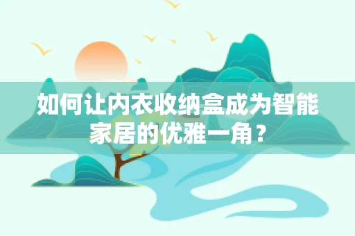 如何让内衣收纳盒成为智能家居的优雅一角？