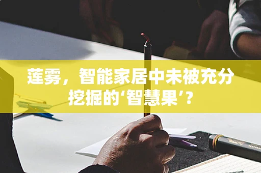 莲雾，智能家居中未被充分挖掘的‘智慧果’？