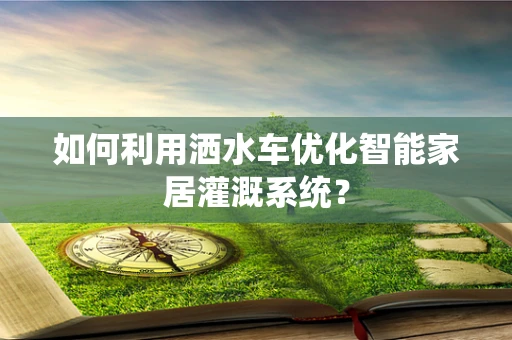 如何利用洒水车优化智能家居灌溉系统？