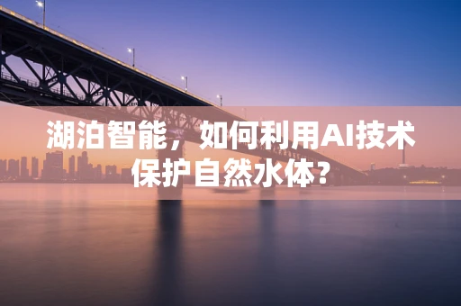 湖泊智能，如何利用AI技术保护自然水体？