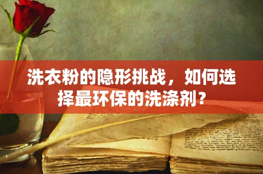 洗衣粉的隐形挑战，如何选择最环保的洗涤剂？