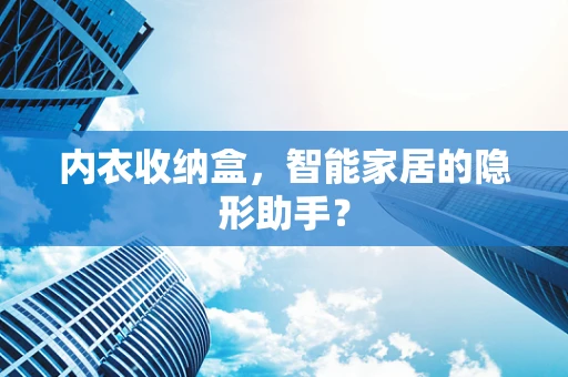 内衣收纳盒，智能家居的隐形助手？