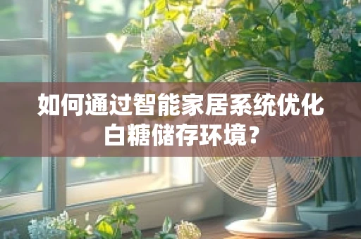 如何通过智能家居系统优化白糖储存环境？