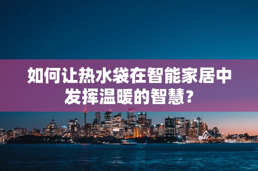 如何让热水袋在智能家居中发挥温暖的智慧？