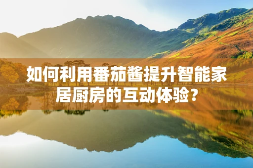 如何利用番茄酱提升智能家居厨房的互动体验？