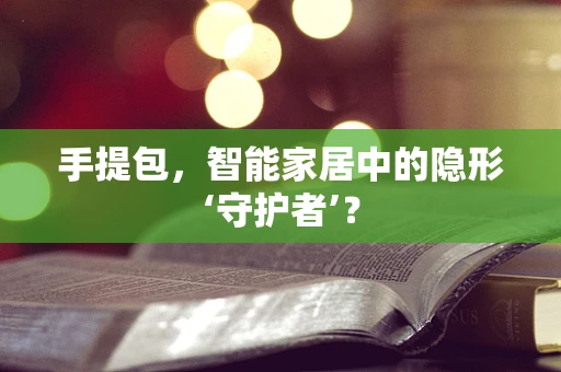 手提包，智能家居中的隐形‘守护者’？