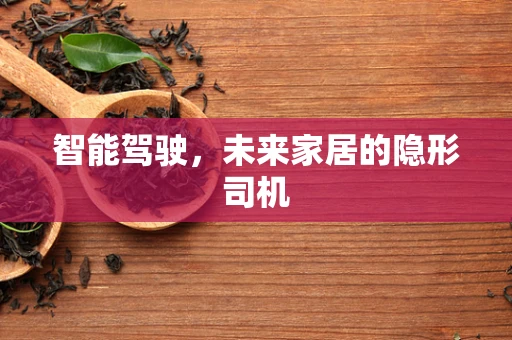 智能驾驶，未来家居的隐形司机