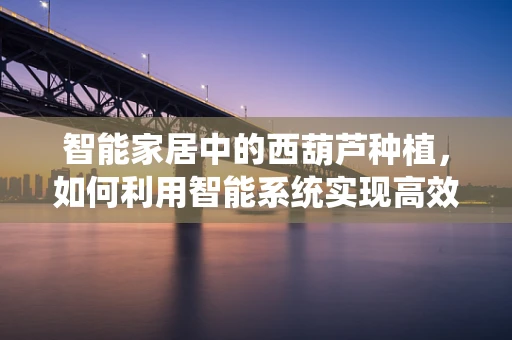 智能家居中的西葫芦种植，如何利用智能系统实现高效种植？