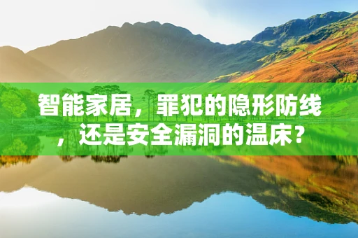 智能家居，罪犯的隐形防线，还是安全漏洞的温床？