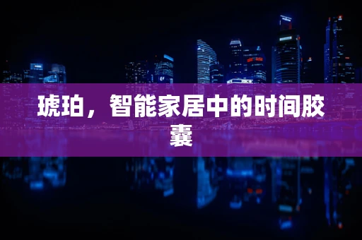 琥珀，智能家居中的时间胶囊