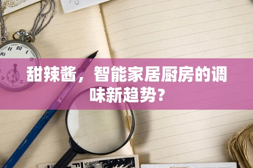 甜辣酱，智能家居厨房的调味新趋势？