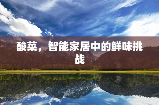 酸菜，智能家居中的鲜味挑战