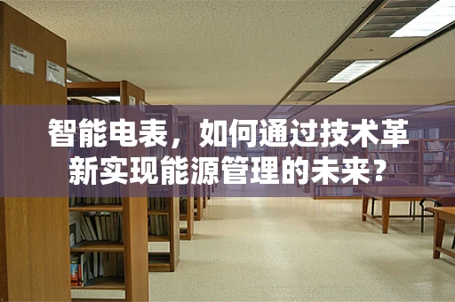 智能电表，如何通过技术革新实现能源管理的未来？
