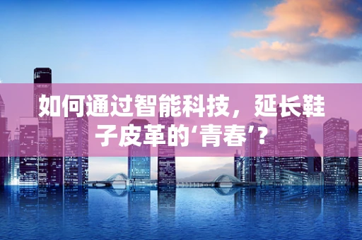 如何通过智能科技，延长鞋子皮革的‘青春’？