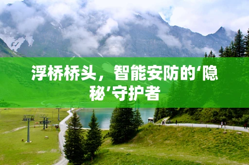 浮桥桥头，智能安防的‘隐秘’守护者