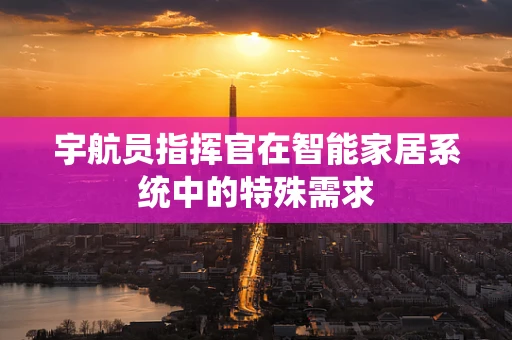 宇航员指挥官在智能家居系统中的特殊需求