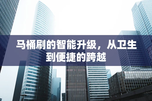 马桶刷的智能升级，从卫生到便捷的跨越
