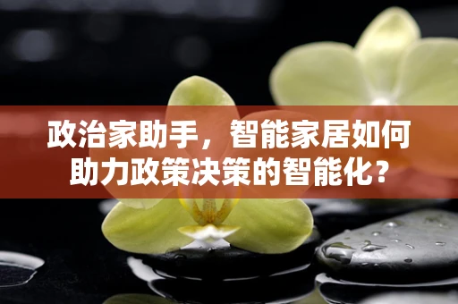 政治家助手，智能家居如何助力政策决策的智能化？