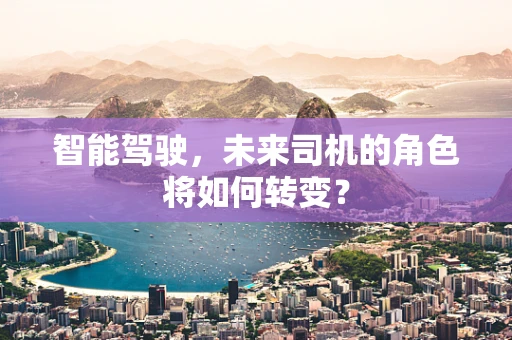 智能驾驶，未来司机的角色将如何转变？