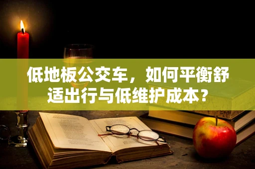 低地板公交车，如何平衡舒适出行与低维护成本？