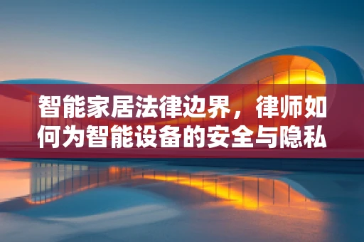 智能家居法律边界，律师如何为智能设备的安全与隐私保驾护航？