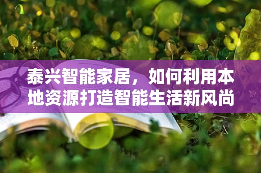 泰兴智能家居，如何利用本地资源打造智能生活新风尚？