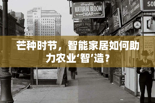 芒种时节，智能家居如何助力农业‘智’造？