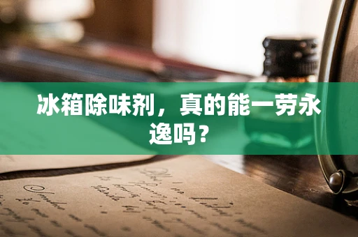冰箱除味剂，真的能一劳永逸吗？