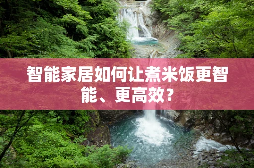 智能家居如何让煮米饭更智能、更高效？