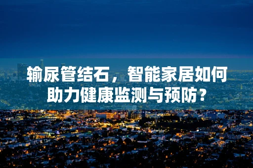 输尿管结石，智能家居如何助力健康监测与预防？