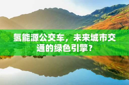 氢能源公交车，未来城市交通的绿色引擎？
