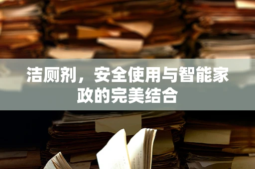 洁厕剂，安全使用与智能家政的完美结合