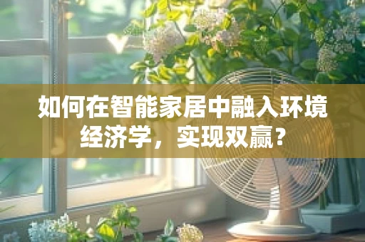 如何在智能家居中融入环境经济学，实现双赢？