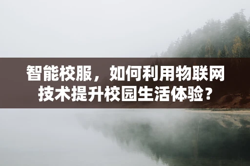 智能校服，如何利用物联网技术提升校园生活体验？