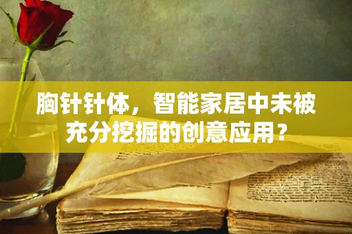 胸针针体，智能家居中未被充分挖掘的创意应用？