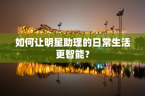 如何让明星助理的日常生活更智能？