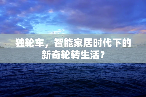独轮车，智能家居时代下的新奇轮转生活？